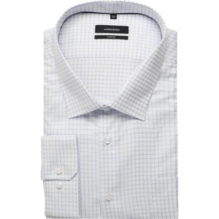 Seidensticker Overhemd blauw, Ruit