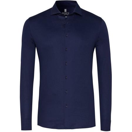 Desoto Essential Overhemd Hai Jersey Navy