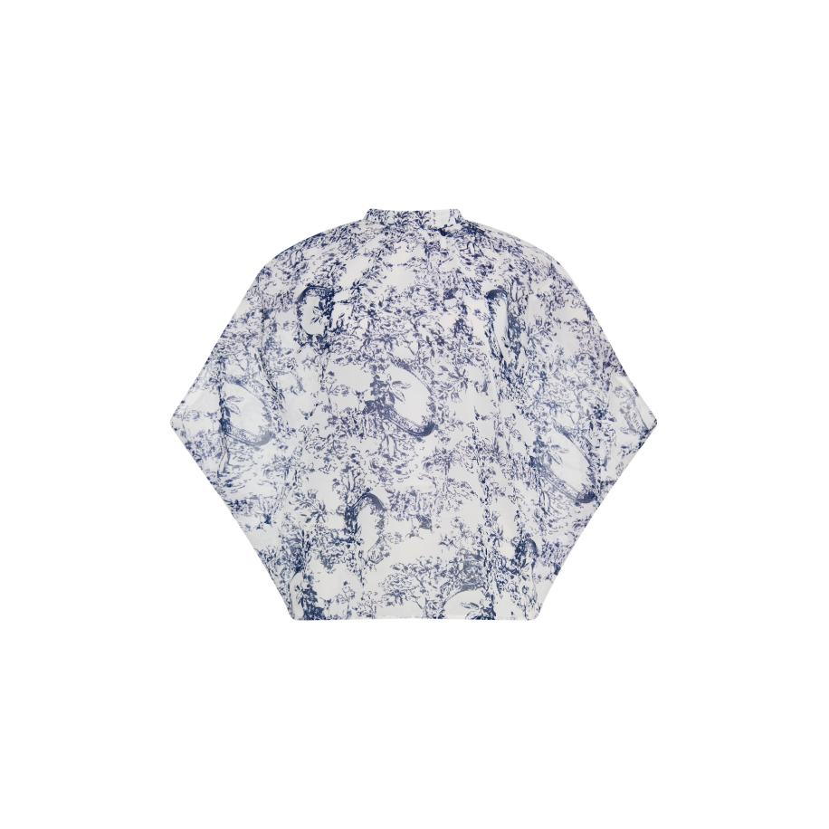 DreiMaster DreiMaster Klassik Blouse marine / wit -