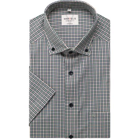 Marvelis Overhemd Korte mouw groen