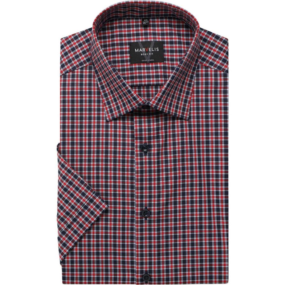 Marvelis Overhemd Korte mouw rood Rood