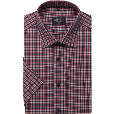 Marvelis Overhemd Korte mouw rood