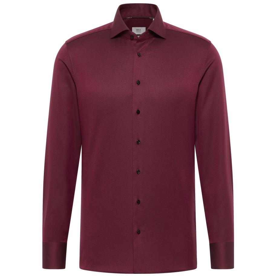 Eterna ETERNA Zakelijk overhemd bordeaux -
