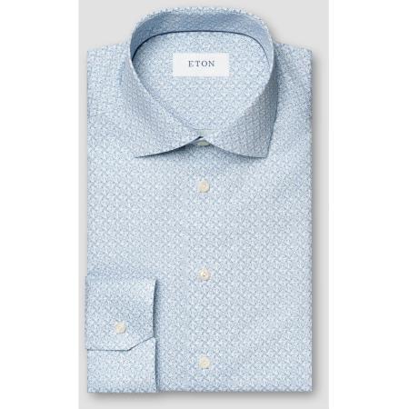 ETON Overhemd lichtblauw, Motief