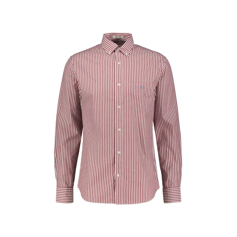 Gant GANT Overhemd donkerrood / offwhite -