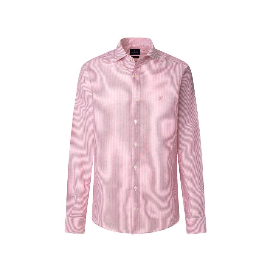 Hackett London Hackett London Overhemd pink / wit -