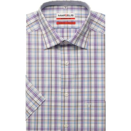 Marvelis Overhemd Korte mouw lila
