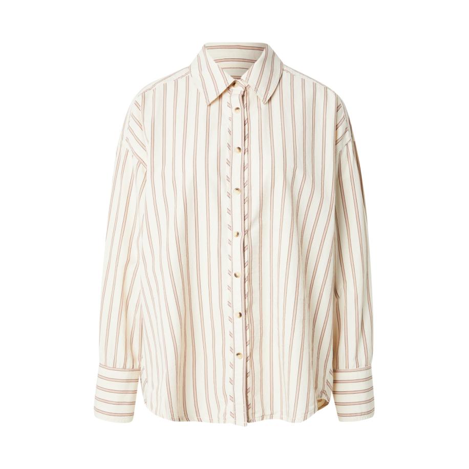 Free People Free People Blouse ivoor / donkerblauw / brokaat -