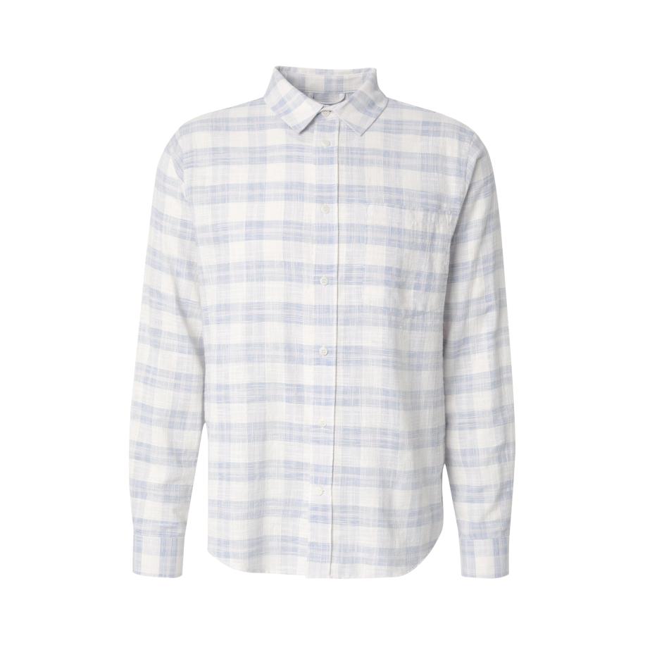 Armedangels ARMEDANGELS Overhemd FLAAVIEN smoky blue / wit -