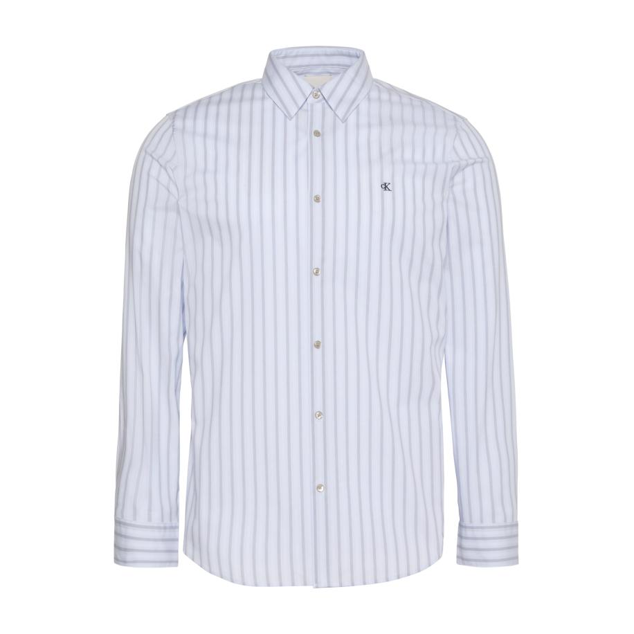 Calvin Klein Calvin Klein Overhemd duifblauw / wit -
