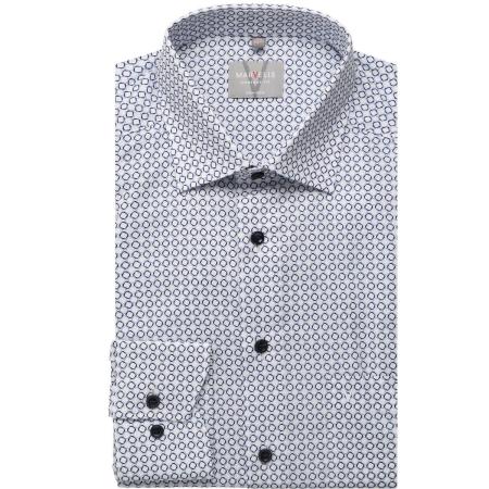 Marvelis Overhemd blauw, Bedrukt