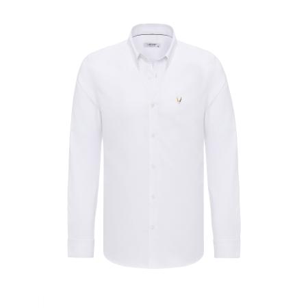 By Diess Collection By Diess Collection Overhemd safraan / donkergrijs / wit