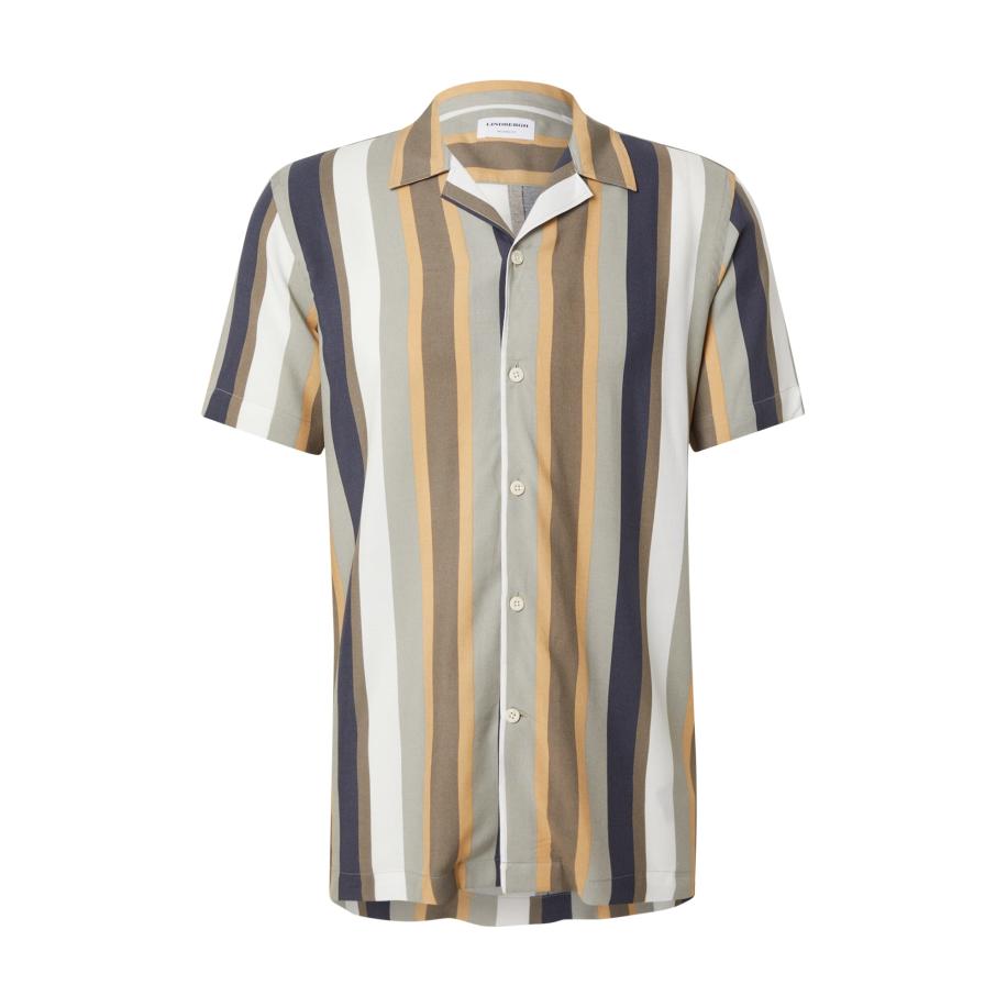 Lindbergh Lindbergh Overhemd marine / grijs / kaki / wit -