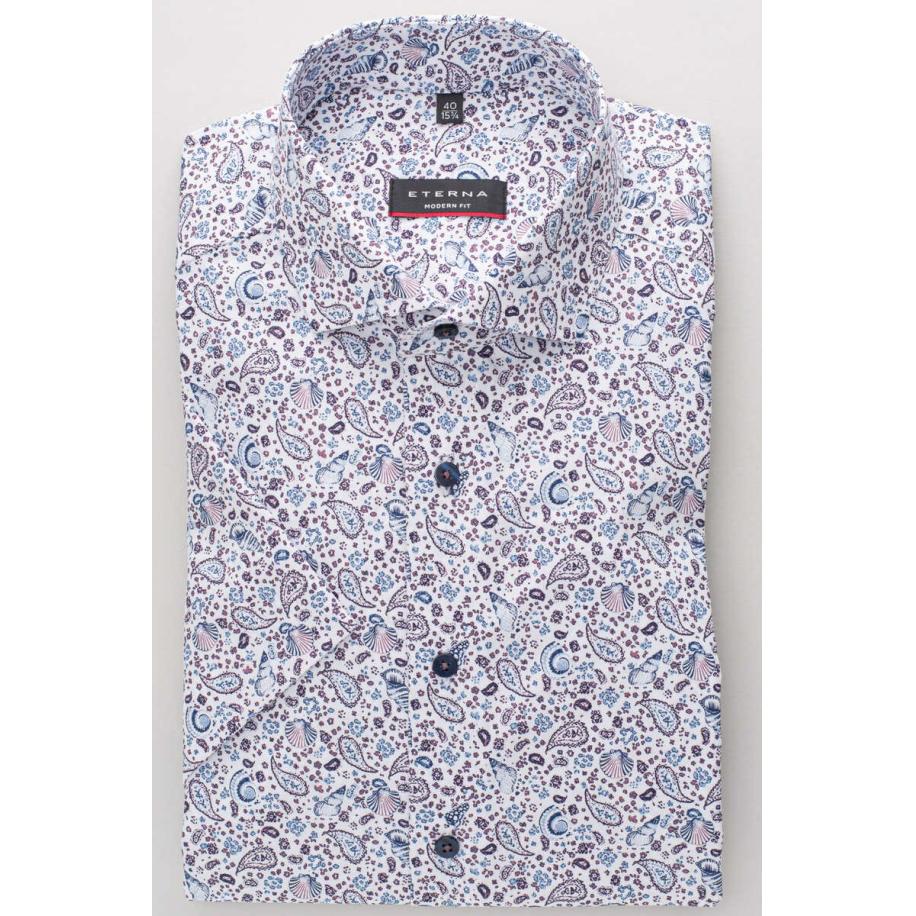 ETERNA Overhemd Korte mouw roze Roze