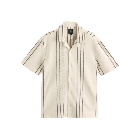 Next Next Overhemd zwart / wolwit