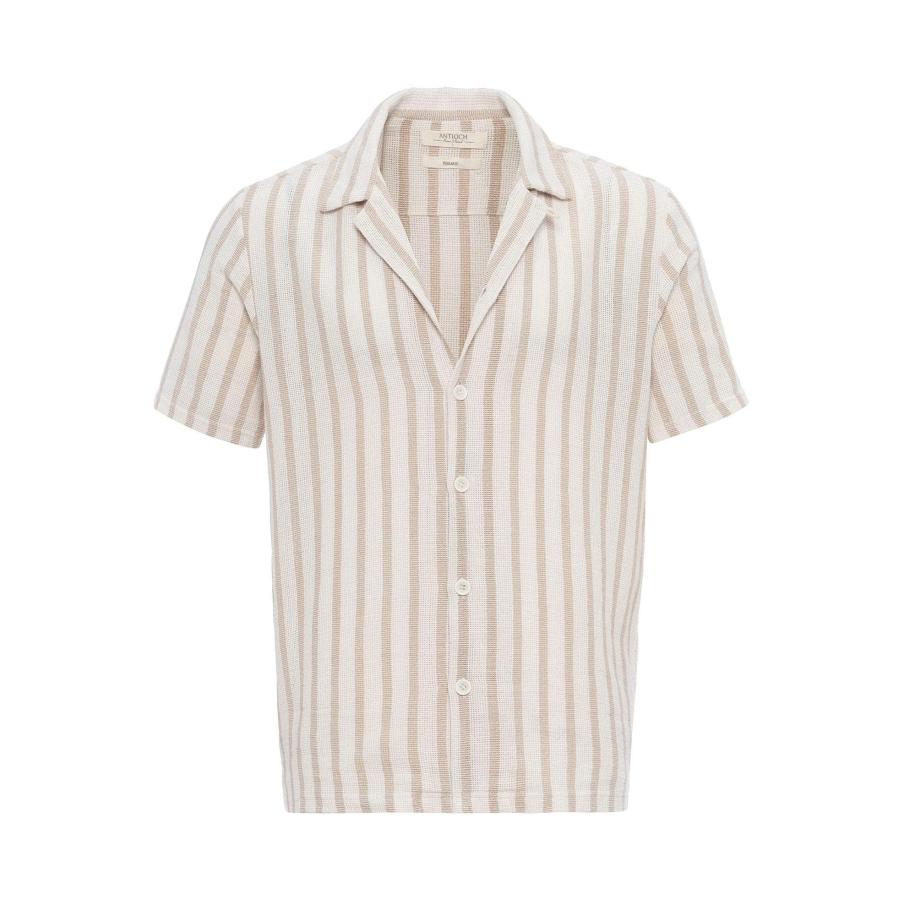 Antioch Antioch Overhemd beige / wit -