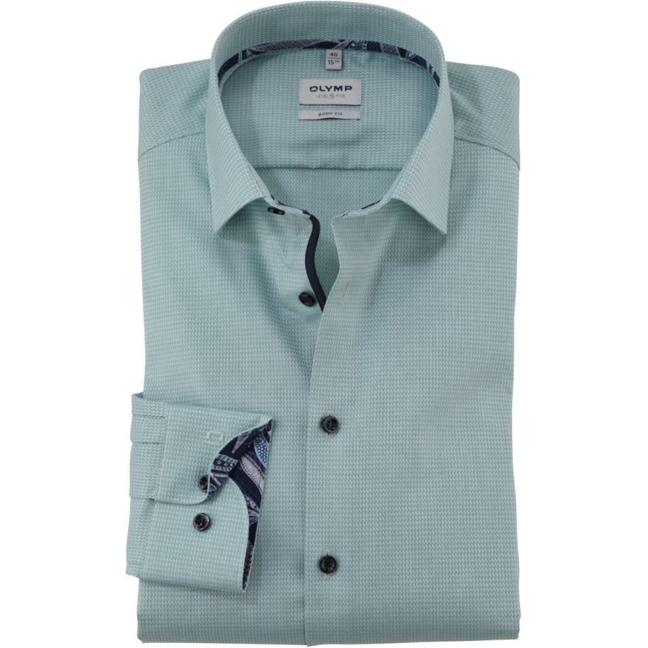 OLYMP Level Five Overhemd ML6 (vanaf 68 CM) groen Groen