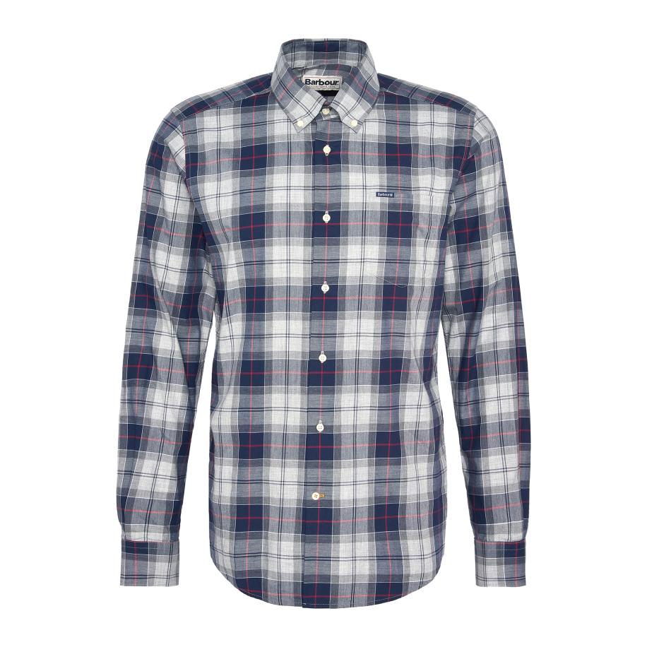 Barbour Barbour Overhemd Wetheram marine / rood / wit -