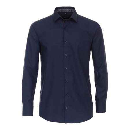 Venti Overhemd blauw, Faux-uni