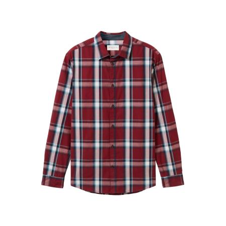 Tom Tailor TOM TAILOR Overhemd lichtblauw / bourgogne / zwart / wit