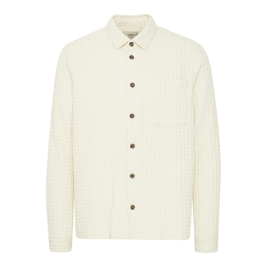 Solid !Solid Overhemd NELIX wit -