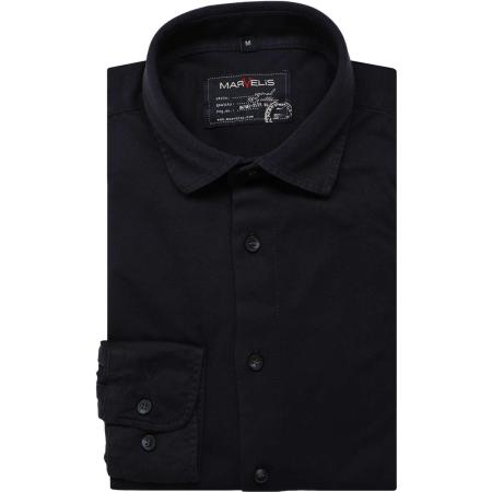 Marvelis Casual Overhemd marine, Effen