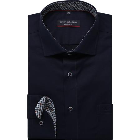 Casa Moda Overhemd blauw, Faux-uni