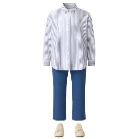 Touche Prive Touche Prive Blouse marine / wit