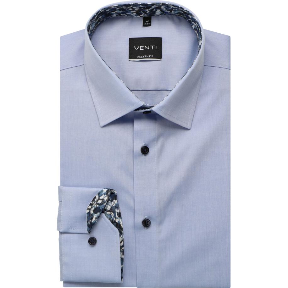 Venti Overhemd ML6 (vanaf 68 CM) blauw Blauw