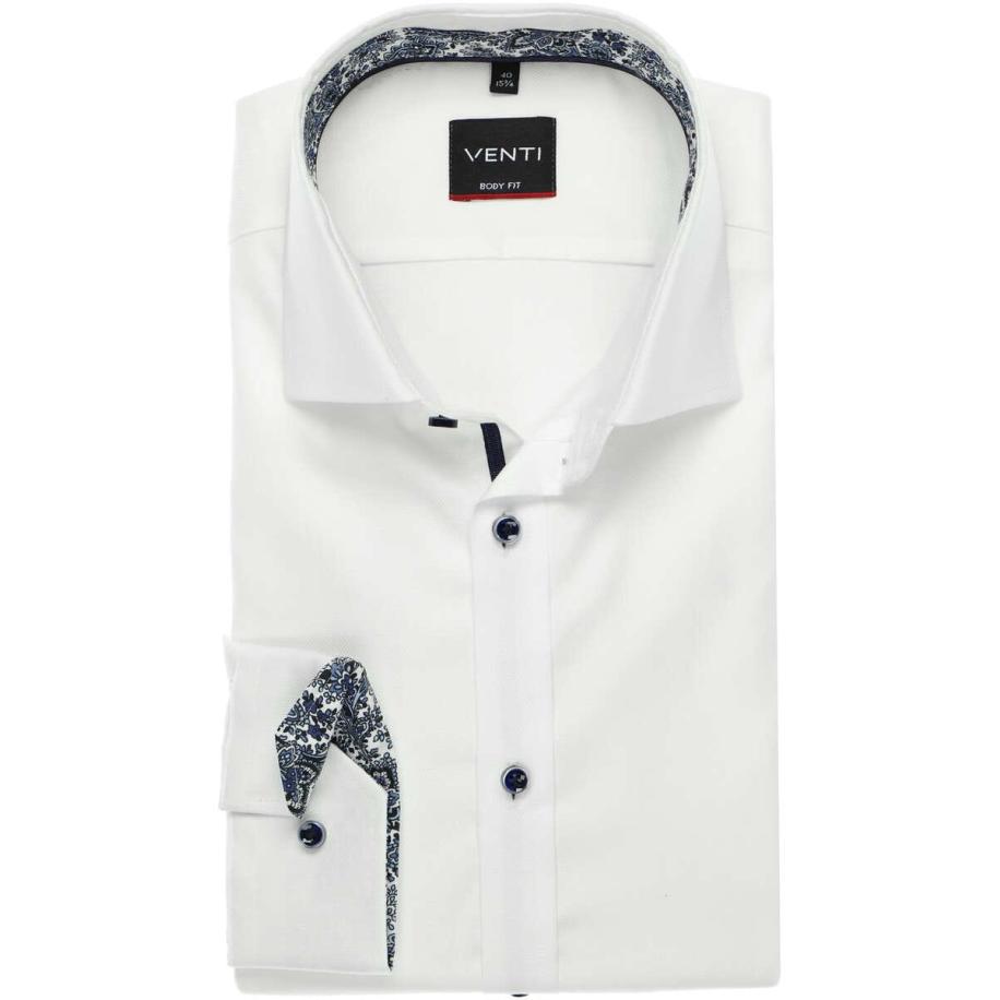Venti Overhemd wit, Faux-uni Wit