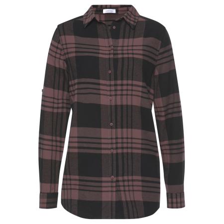 Lascana LASCANA Blouse mauve / zwart