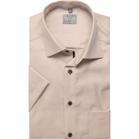 Marvelis Overhemd Korte mouw beige