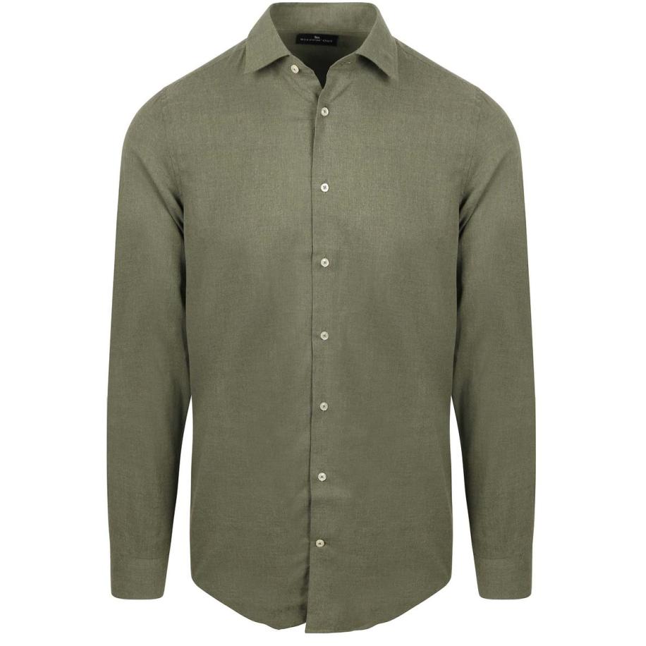Steppin' Out Overhemd Flanel Olive Groen