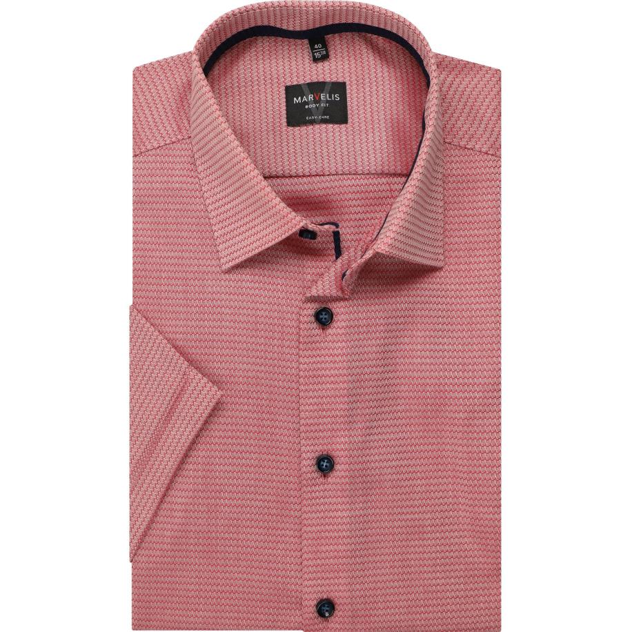 Marvelis Overhemd Korte mouw rood Rood