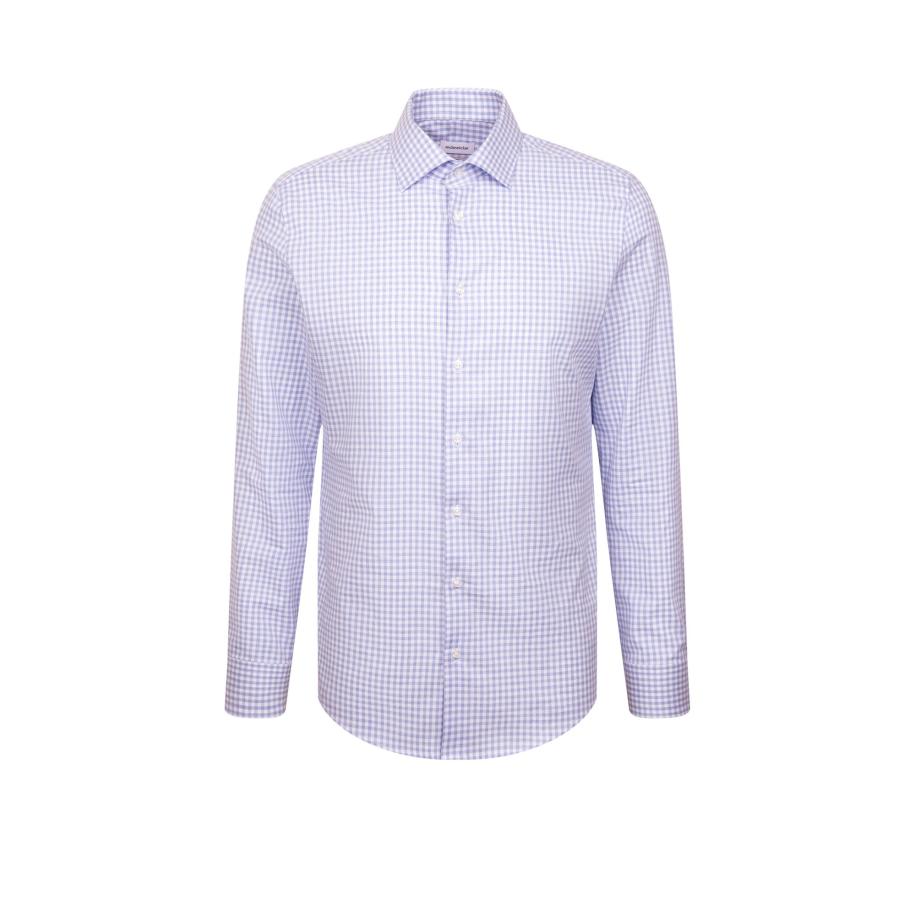 SEIDENSTICKER Zakelijk overhemd Schwarze Rose lichtblauw / wit Blauw