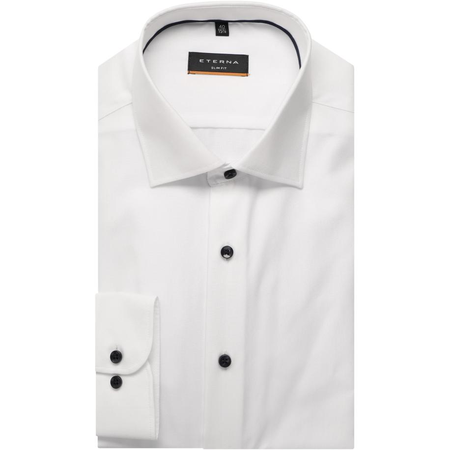ETERNA Overhemd ML6 (vanaf 68 CM) wit Wit