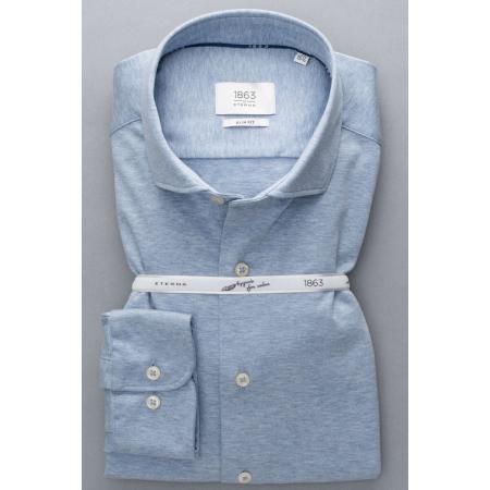 ETERNA 1863 Jersey shirt hemelsblauw, Effen
