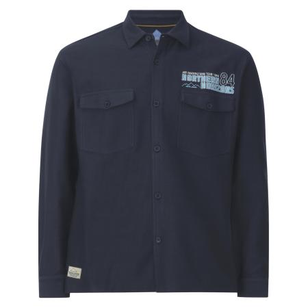 jan vanderstorm Jan Vanderstorm Overhemd Knutgard donkerblauw