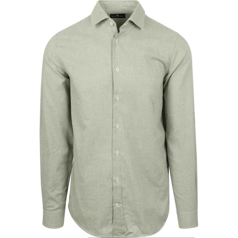 Steppin' Out Overhemd Flanel Pepita Groen Groen
