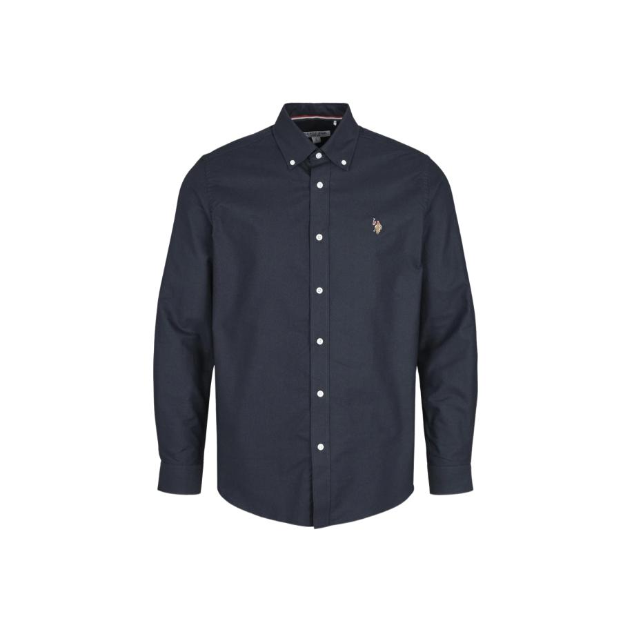 U.S. Polo Assn. U.S. POLO ASSN. Overhemd saffier / lichtbruin / rood / wit -