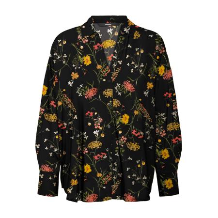 Vero Moda VERO MODA Blouse VMEASY JOY donkergeel / groen / donkeroranje / zwart