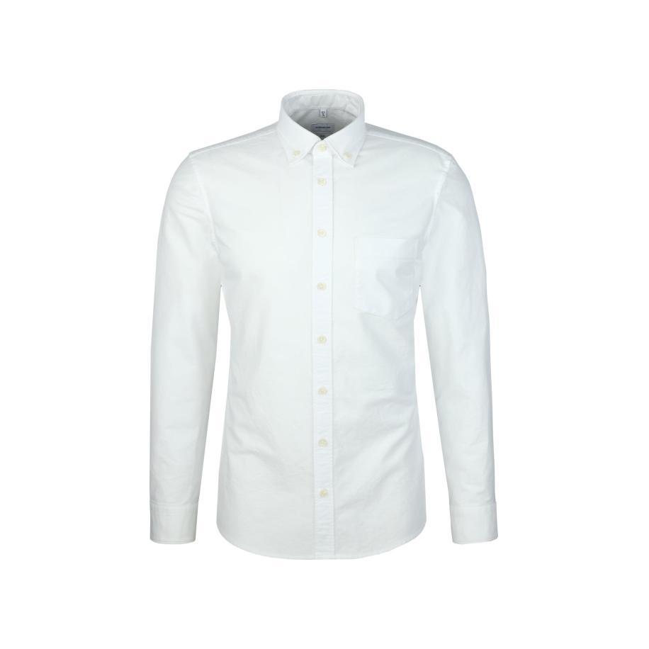 Seidensticker SEIDENSTICKER Overhemd Schwarze Rose wit -