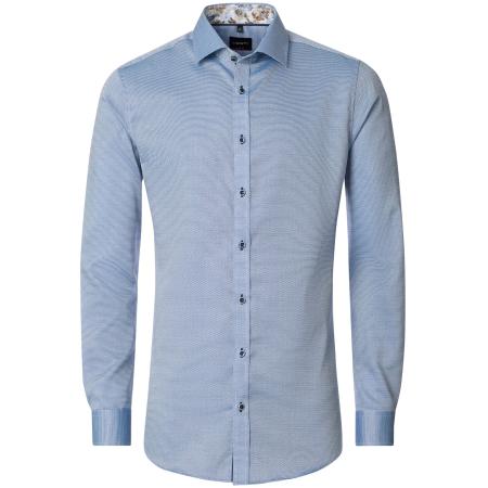 Venti Overhemd blauw, Faux-uni
