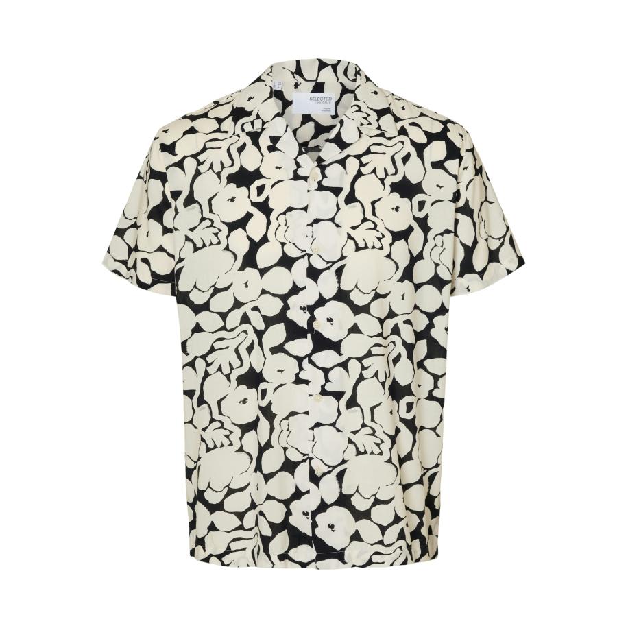Selected SELECTED Overhemd Regair zwart / wit -