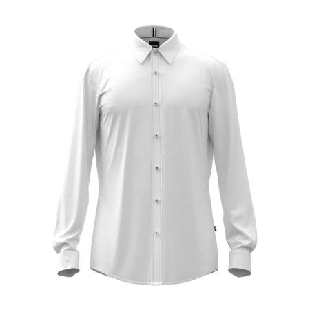 BOSS Overhemd wit, Effen