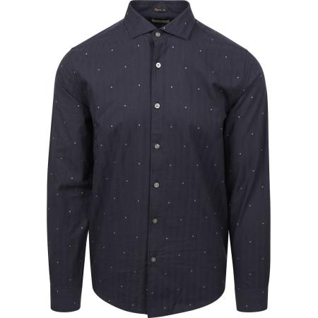 Dstrezzed Overhemd Sven Donkerblauw
