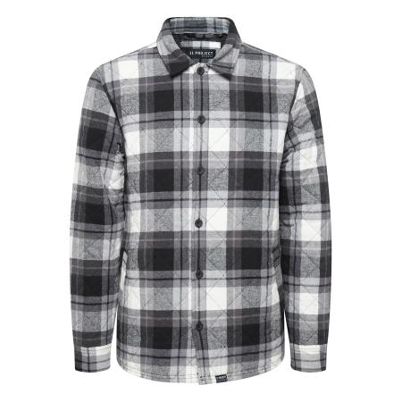 11 Project 11 Project Overhemd Chad grijs / zwart / wit
