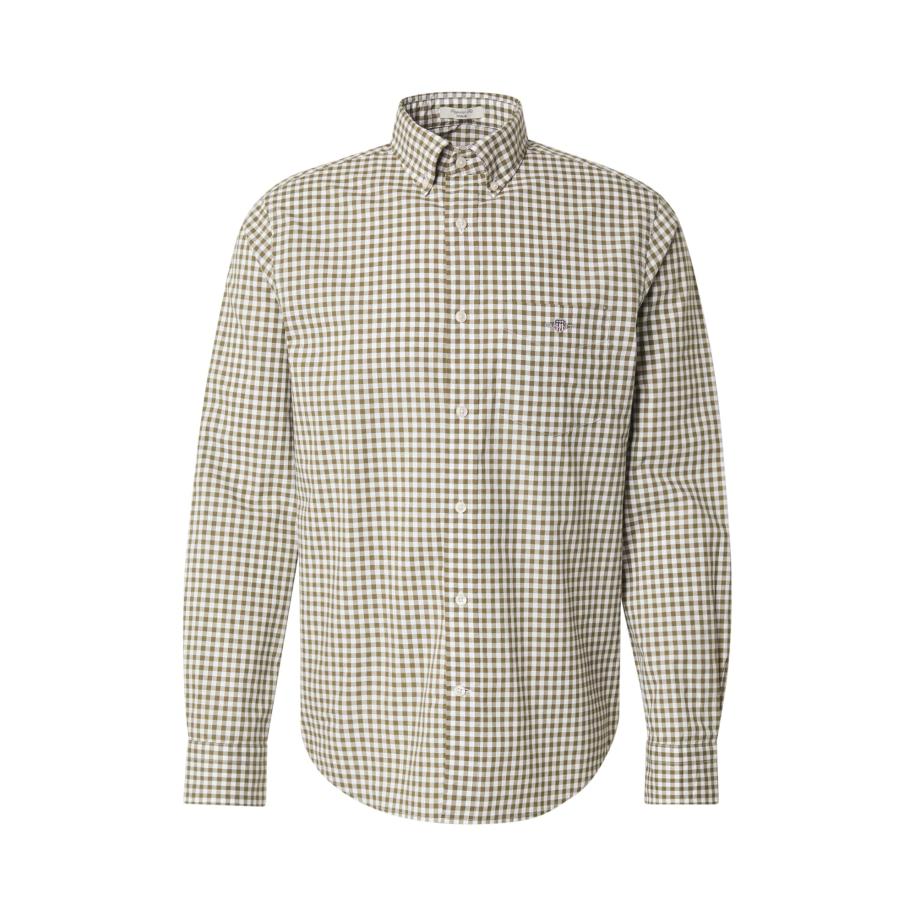 Gant GANT Overhemd kaki / wit -