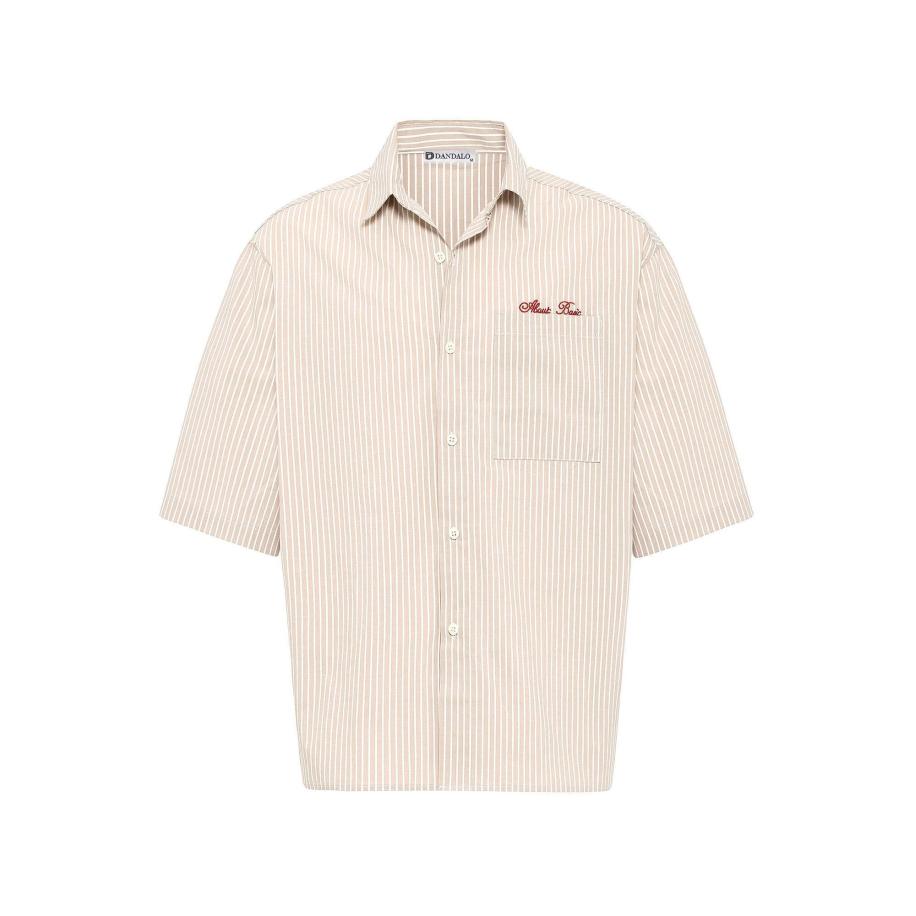 Dandalo Dandalo Overhemd beige / rood / wit -