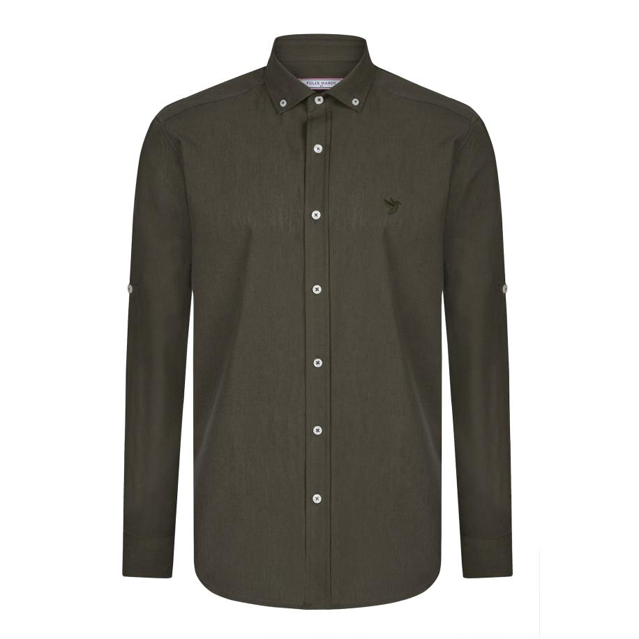 Felix Hardy Felix Hardy Overhemd kaki -